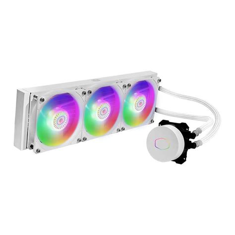 Water Cooler Cooler Master Masterliquid Ml360l V2 Argb 360mm White Edition Mlw D36m A18pw Rw