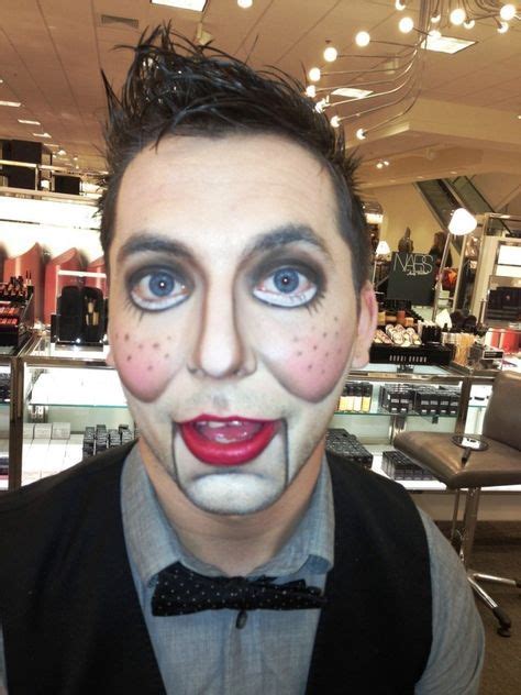 Male Ventriloquist Dummy Makeup Doll Halloween Costume Doll Makeup