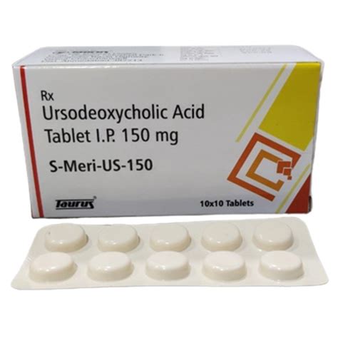 Taurus Mg Ursodeoxycholic Acid Tablet Ip Packaging Size X