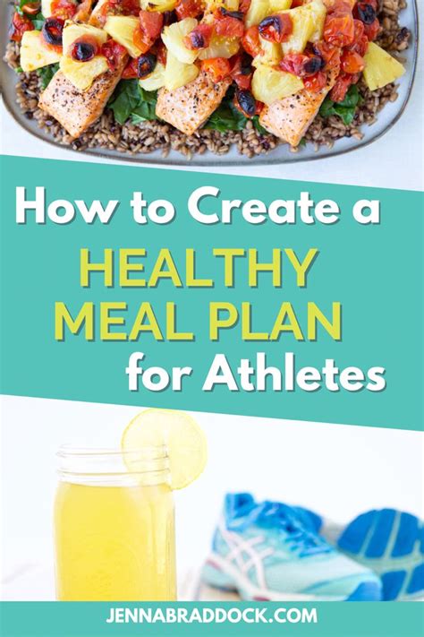 How To Create A Healthy Meal Plan Nutrition For Athletes Healthy