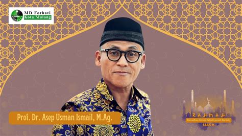 Rahmah Forhati Kota Malang Ramadhan Merupakan Diklat Pendidikan