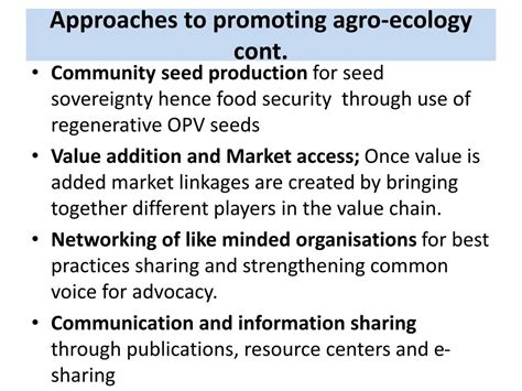 Ppt Agroecology For Food Security And Sovereignty Powerpoint