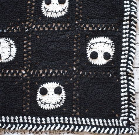 Halloween Crochet Blanket Hooked On Homemade Happiness