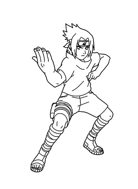 32 Sasuke Coloring Pages