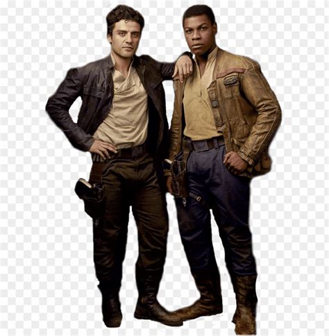 Poe Dameron Star Wars The Last Jedi Finn Cosplay Leather Jacket PNG