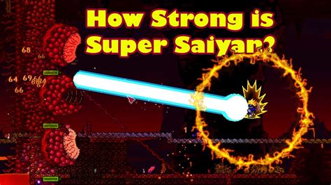 Super Saiyan Vs Wall Of Flesh Terraria Dragonball Youtube