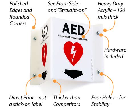 Aed Signs Free Printable