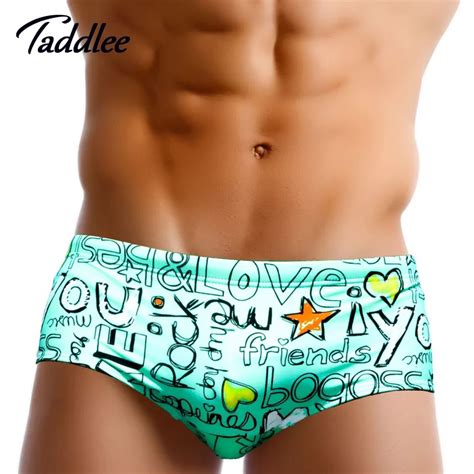 Taddlee Brand Europe Size Men Swimwear Gay Man Mens Swimsuits Swimming