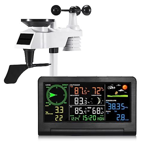 Gevanti Weather Station With Outdoor Sensor Weather Stations Wireless Indoor Outdoor With