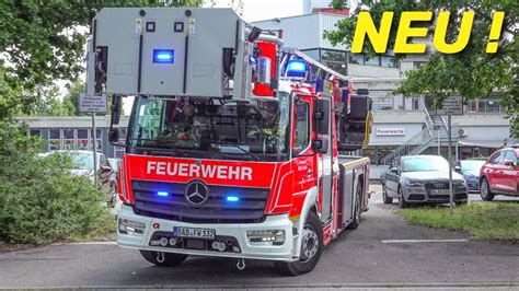 NEUE DLK ALARM für Berufsfeuerwehr Baden Baden Löschzug mit