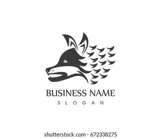 Fox Head Logo Stock Vector (Royalty Free) 672338275 | Shutterstock