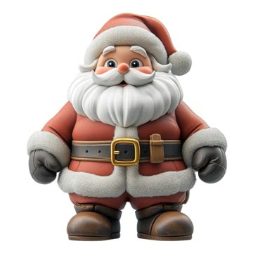 Papá Noel De Dibujos Animados Con Barba Blanca PNG dibujos Papá Noel