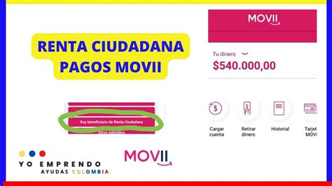 Renta Ciudadana Movii Inicia Pagos Youtube