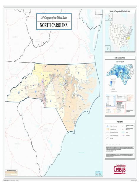 Fillable Online Printable North Carolina MapsState Outline, County ...