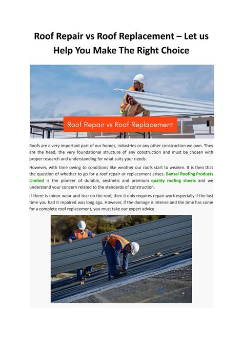 Roof Repair Vs Roof Replacement Let Us Help You Make The Right Choice By Bansal Roofing