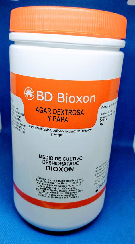 Agar Dextrosa Y Papa 450 G Bd Bioxon 211900 Promotora Garibay Sa De Cv