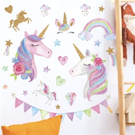 Unicorn Stickers Kinderkamer Kopen Bestel Online Bij Stickerkamer