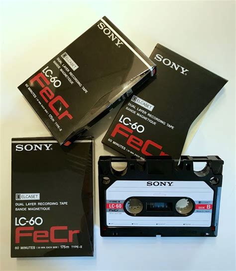 Sony Lc 60 Fecr Elcaset Vintage Audio Cassette