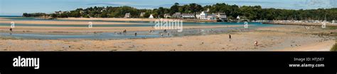guidel beach  brittany stock photo alamy