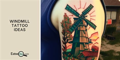 58 Windmill Tattoo Ideas - TattooClue.com