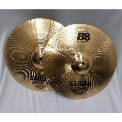 Used Sabian In B Hi Hat Pair Cymbal Guitar Center