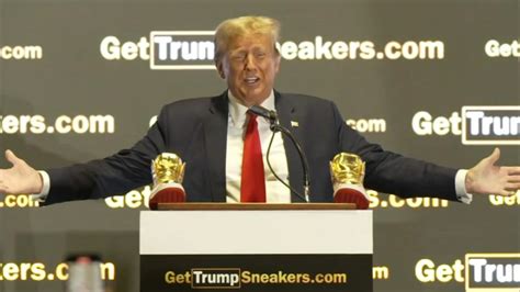 Trump Announces New Footwear Line During Sneaker Con At Pennsylvania