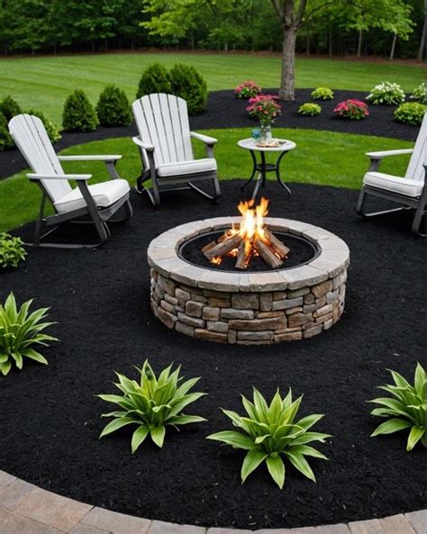 20 Elegant Black Mulch Landscaping Designs To Copy Toolz Geek Mulch