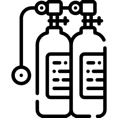 Icono De Tanques De Ox Geno Special Lineal