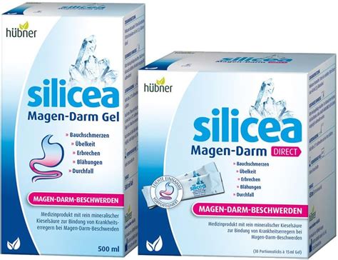 Hübner Set Silicea Gastrointestinal Gel 500 ml Direct Gel Pack of 30