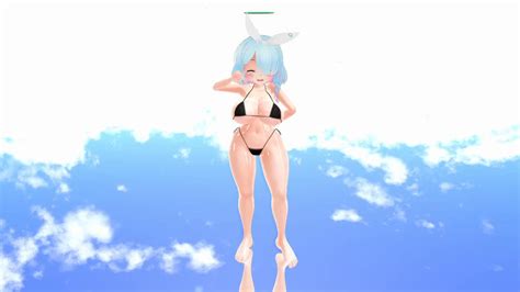 虹色揚羽3Dエロ動画MMDer on Twitter RT BlackRose MMD アロナ黒ビキニ着て https