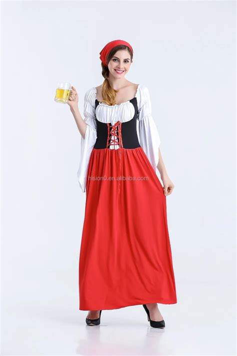 Simple Style Night Club Costume Naughty Oktoberfest Maid Costume Flirting Halloween Servant