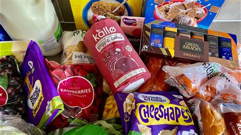 Sainsburys Tesco Food Shopping Haul Grocery Haul UK Slimming