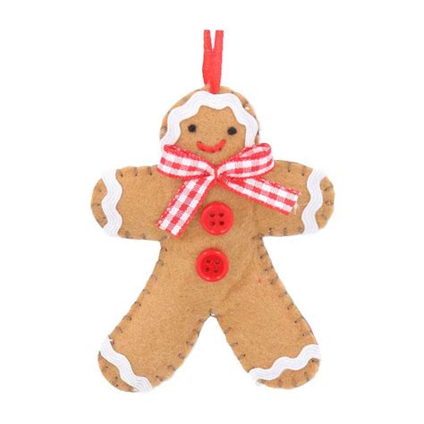 Gisela Graham Felt Gingerbread Man