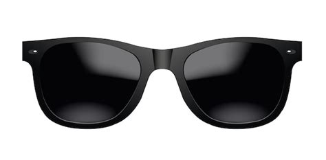 Premium Vector Black Sunglasses And White Background