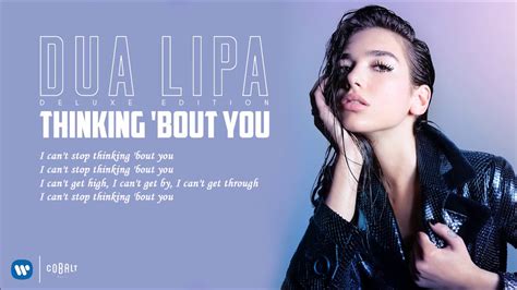 Dua Lipa Thinking Bout You Official Audio Release YouTube