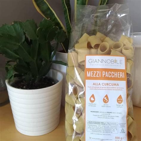 Giannobile pastificio artigianale Mezzi paccheri alla curcuma 评价 abillion