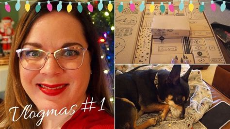 Opening My Advent Calendar Vlogmas Day 1 2020 Youtube