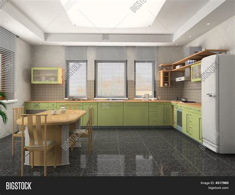 Modern Kitchen Image And Photo Free Trial Bigstock