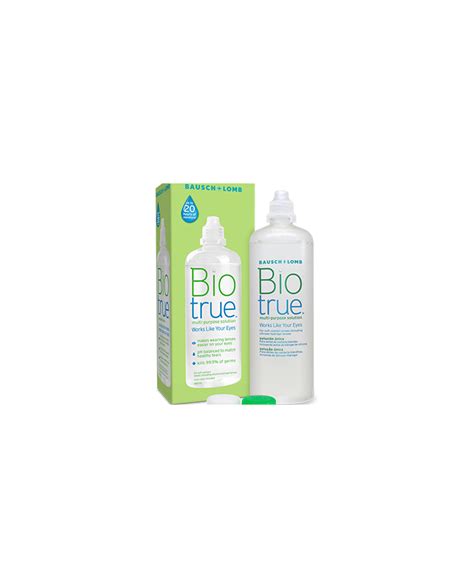 Pack Bio True Solution Multifonctions Pour Lentilles Souples