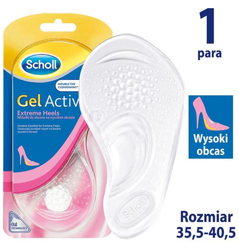 SCHOLL Wkładki żelowe do butów na wysokim obcasie 2 szt Durex24 pl