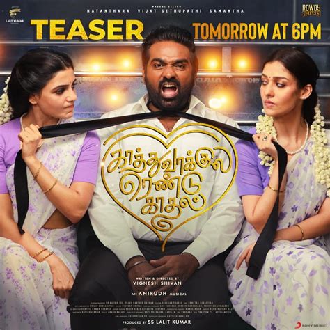 Kaathu Vaakula Rendu Kaadhal team gives teaser update with two ...