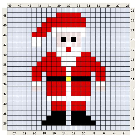 Santa Claus Free THE CRAFTY CO Christmas Cross Stitch Patterns