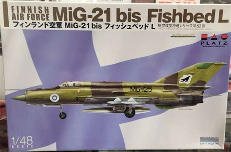 Finnish Air Force MiG 21 Bis Fishbed L Kitset 1 48 Platz Scale