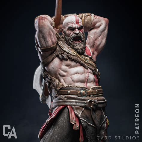 STL file Kratos 3D Print 👨‍🎨・3D print design to download・Cults