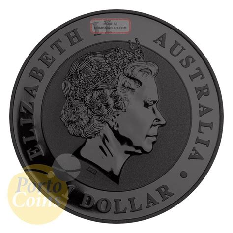 Oz Fine Silver Australia Koala Ruthenium Gold Gilded Coin