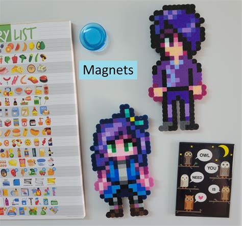 Stardew Valley Bachelors And Bachelorettes Perler Bead Crafts Etsy UK