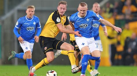 Darmstadt 98 Ringt Dynamo Dresden In Wildem Pokal Fight Nieder