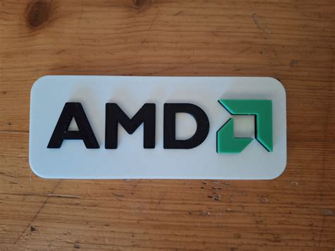 Amd Logo By Lukaszu3d Download Free Stl Model