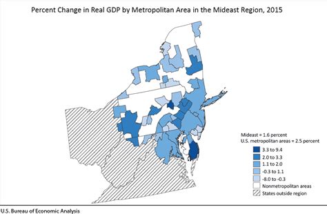 Regional Highlights And Maps Gdp By Metropolitan Area U S