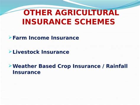 Agricultural Insurance